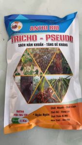 TRICHO PSEUDO : Phòng trừ và ngăn ngừa nấm khuẩn gây hại cây trồng: bệnh trên lá và rễ thân cây - gói 1kg