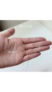 Dây chuyền trơn bạc 925 xinh xắn SILVER CHIC