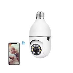 E27 Surveillance Camera Full Color Night Vision Automatic Human Tracking Zoom Indoor Security Monitor Wifi Miini IP Camera