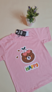 Kaos Anak Perempuan | Baju Anak Perempuan Cewek Happy Lucu Keren 1 2 3 4 5 6 7 8 9 Tahun