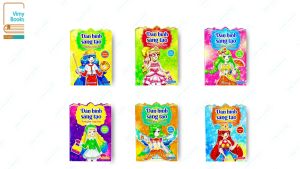 Sách - Dán Hình Sáng Tạo - Trang Phục Công Chúa (Bộ 6 Cuốn)