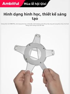 AMBITFUL | Máy Chiếu Ánh Sáng Gobo Điều Chỉnh Được với Thẻ Hình Học LED