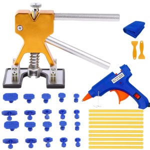 EU/US Plug Paintless Car Dent Puller Remover Kit Glue Gun Dent Lifter Puller for Car Large Small Ding Hail Dent Removal