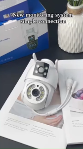 CCTV Outdoor Waterproof 360 WIFI Degree V380 Pro 1080P HD CCTV Camera Wifi Connect to Cellphone Night Vision