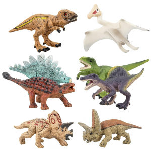 8 Pcs/Set Dinosaurs Toys Set - Plastic Dinosaurs Figures Realistic Dinosaurs Kids Dinosaurs Toys Set for Boys and Girls