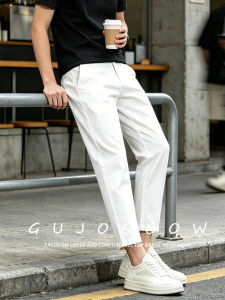 GUJOOCOW | Summer Slim Fit Straight Trousers