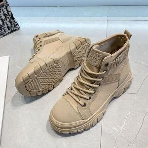 UCMVZO kasut boots perempuan Boots for Women ankle boots for women Korean Style Martin Boots Women Big Size Fashion Black Shoes for Women