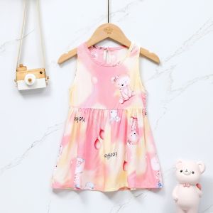 0-24M Newborns Baby Girl Cotton Flower Dresses Baby Dress Summer Dress Skirt Anak Budak Perempuan Multi Pattern Clothes