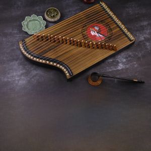 Portable 21 Strings Guzheng Practice Finger Device Professional Performance Mini Ancient Chinese Harp Musical Instrument