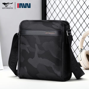 SEPTWOLVES | Men Outdoor Business Large Capacity Crossbody Bag