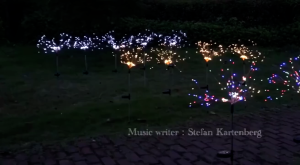 Solar Solar Christmas Lights Firework Lights Waterproof LED Fairy String Lamp Outdoor Garden Decor Stake Light for Walkway Pathway Backyard Christmas Party Decoration Multi‑Color Optional For House Yard Path Garden