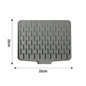 Silicone Drain Pad Drying Mat Pots Dish Drain Mat For Kitchen Sinks Tableware Non-slip Mats Anti-scald Coaster Kitchen Utensils