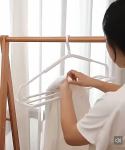 Classy Luxe Extendable Long Blanket Hanger Adjustable Rack Hanger Hand Bath Towels Hangers