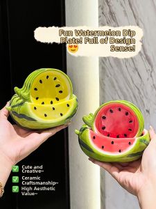 XIAOHUANGLU | Bộ Chấm Sứ Dễ Thương Tinh Xảo Cho Gia Đình