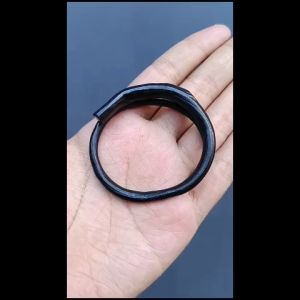 Gelang Akar Bahar Hitam Polos Size Anak - Anak