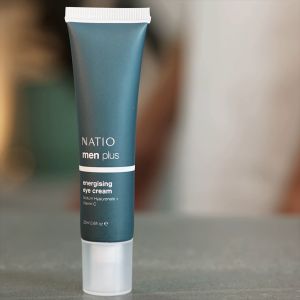Natio Australia Men Plus Energising Eye Cream 20ml - Hydrating & Brightening Eye Cream