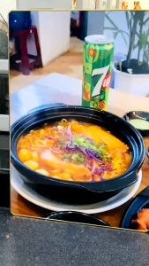 (HCM) Tranh treo tường tráng gương mì cay 7 trang trí quán ăn nhà hàng kèm đinh treo