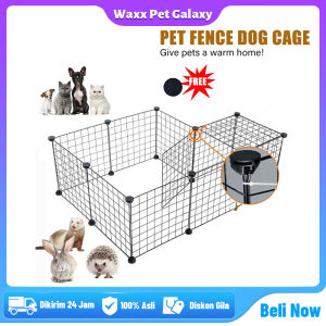 35*35CM Kandang Hewan Pagar Kandang Hamster Burung Pagar Besi DIY Kandang Hewan Peliharaan Pet Cage