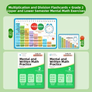 STARRY ARK | Second Grade Multiplication and Division Recitation Learning Aid Cards