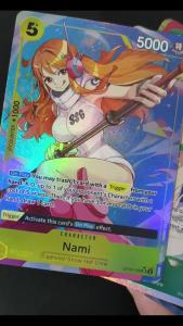 Bandai | DIY Proxy One Piece English Luffy Nami Chopper Hancock Yamato Roger Bonney Moria Robin Pudding Game Collection Card Toy