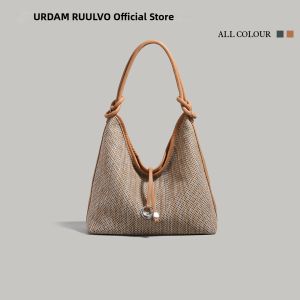 URCDN RDALVO | Casual Hollow Woven Tote Bag Large Capacity Commuter