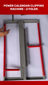 CALENDAR CLIPPING MACHINE - 2 FOLDS - POWER CLIPPING - up to 17 inches