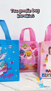 Tas Ulang Tahun Unicorn / Tas Souvenir Ulang Tahun / Goodie Bag HBD -S