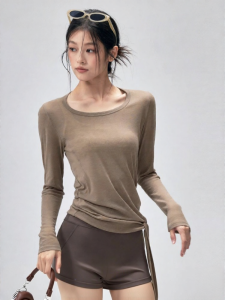 FITNESSGIRL | Quick-Drying Slimming Fall Long-Sleeve Sports Top