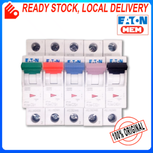 [SIRIM] EATON MEM MCB 10KA PLSM Circuit Breaker DIN Real Type 6A 10A 20A 40A 63A 1 Pole [ORIGINAL]