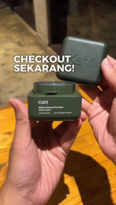 Kahf Pomade Water Based Hair Styling 70gr - Matte Dapper & Sleek Classy