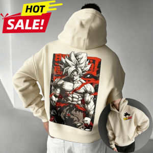 Bandai | Son Goku Saiyan Dragon Ball Harajuku 2026 Streetwear Men Vintage Hoodie Winter Women Oversized Hooded Sweatshirt Long Sleeve Top
