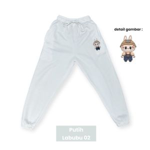 LABUBU-celana jogger anak perempuan / joger panjang laki-laki usia 6 sampai 14 tahun