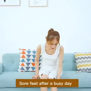 Electric Foot & Calf Massager with Heat Deep Kneading 3 Speeds Remote Control Leg Massage Machine for Feet Ankles Calves Lower Legs Home Relaxation