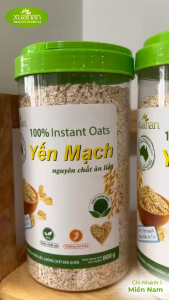 Combo 2 Hộp 800g Yến mạch Nguyên chất Ăn liền (Cán vỡ) Xuân An Nhập khẩu từ Úc