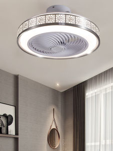 吸顶风扇灯家用客厅卧室厨房风扇灯隐形餐厅儿童房吸顶一体吊扇灯