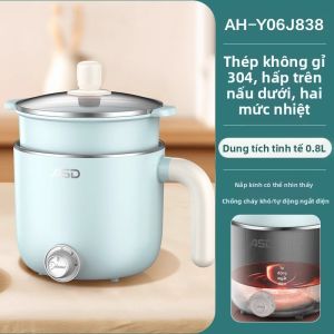 ASD | Nồi Điện Mini Đa Năng ASD Tiết Kiệm Điện Nhỏ Gọn Cho Sinh Viên Nấu Mì Hấp Luộc Tiện Lợi