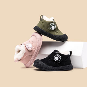 Hot Sale Winter Baby Boys And Girls First Walking Outdoor Toddler Cotton Shoes For 0-3Y High Quality Fleece-lined Design