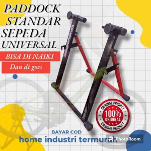 STANDAR PADDOCK ORI SEPEDA  BISA DINAIKI DAN DI GOES UNIVERSAL