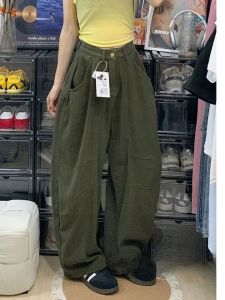 Loose Straight Leg Workwear Jeans Women Summer New Casual Pants High Waist Wide Leg Jeans Slimming Long Trousers Versatile