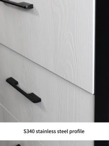 Durable Stainless Steel Hydraulic Soft Close Drawer Slide with Ball Bearings - Sold in Pairs (Multiple Sizes)