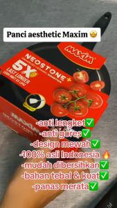 MAXIM Neostone 18 cm Panci Sauce Pan Neostone Ceramic 18 cm Panci Ceramic Anti Lengket Panci