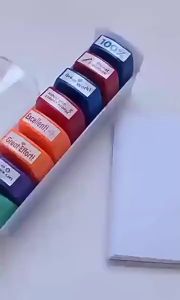 5pcs Colorful Teacher Seal Set School Grading Teacher Stamp Office Stamp