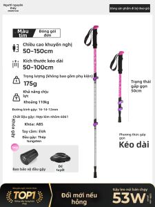 Gậy Đèn Nhẹ Chỉnh ĐượC Bằng Nhôm Cho Đi Phượt