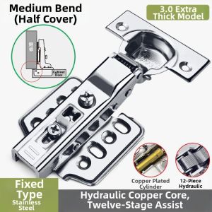 MONLEYTA | Stainless Steel Buffering Cabinet Hinge