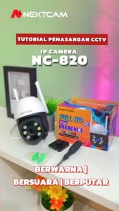 Nextcam Smart ipcam AI cctv ptz wifi outdoor waterproof FullHD ip66 colorful tetap warna dalam gelap Smart alarm motion detection komunikasi 2 arah tipe NC820
