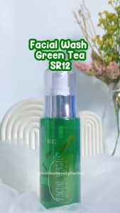 SR12 FACIAL WASH GREEN TEA KULIT BERMINYAK & BERJERAWAT
