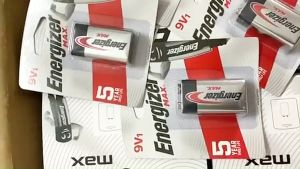 Energizer 9V battery Energizer Max 522 9V alkaline battery suitable for smoke alarms