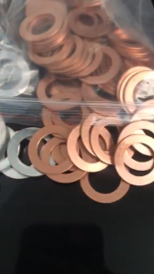 M12 Oil Drain Plug Gasket Set 10-Pack Copper Aluminum Sealing Washers for Car & Motorcycle Oil Pan