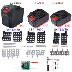 10/15/20 Cores Plastic Battery Case Storage Box Shell PCB Charging Board For Makita Battery Case Power Tool Accessories