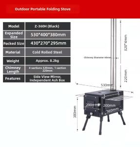Dinggelvxing | Portable Folding Multifunctional Camping Stove